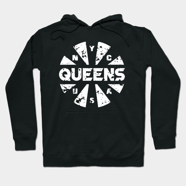 Queens NY Hoodie by colorsplash